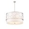 Z-Lite Kendall 5 Light Pendant, Brushed Nickel & White 197-32BN - alternate 7